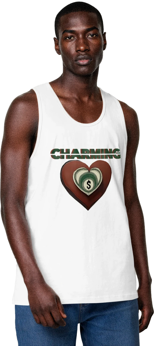 Charming White Swag Tank