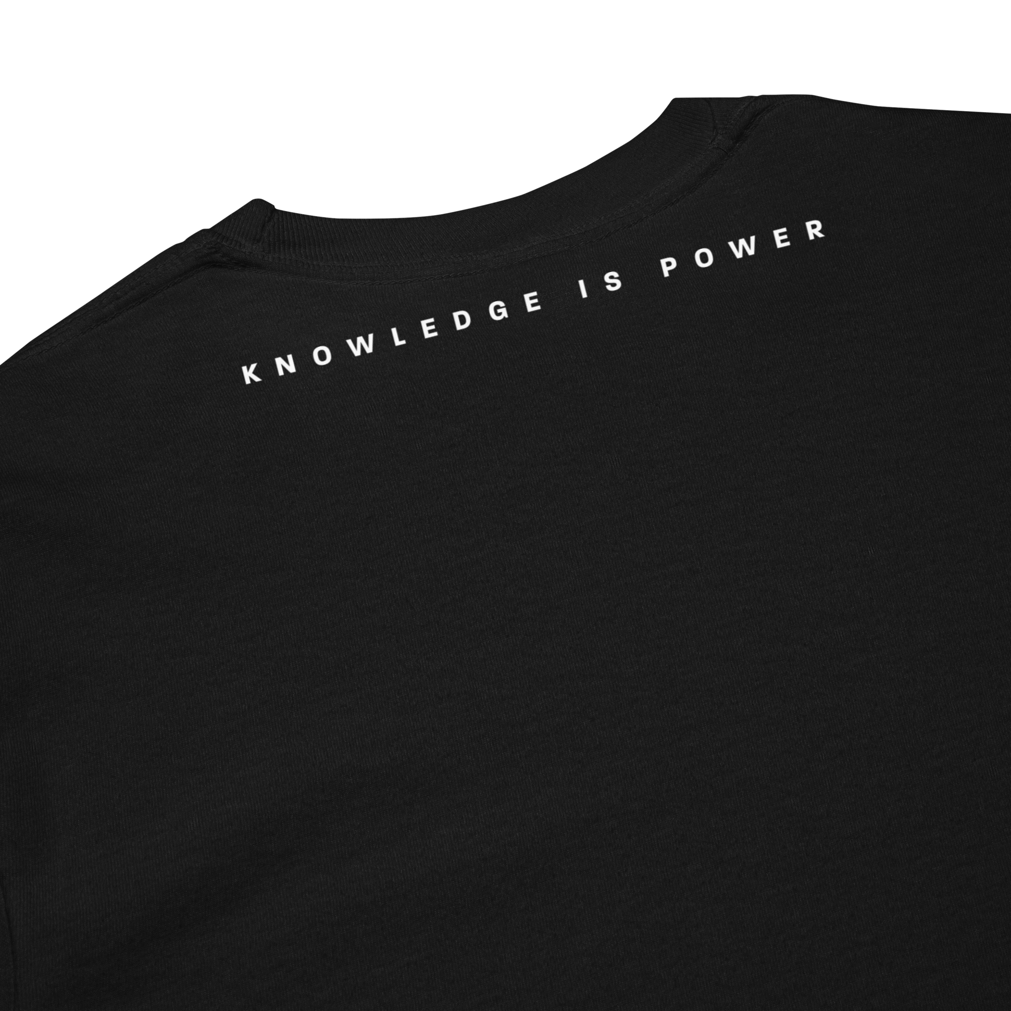 Look It Up Long-sleeve Heavyweight Black T