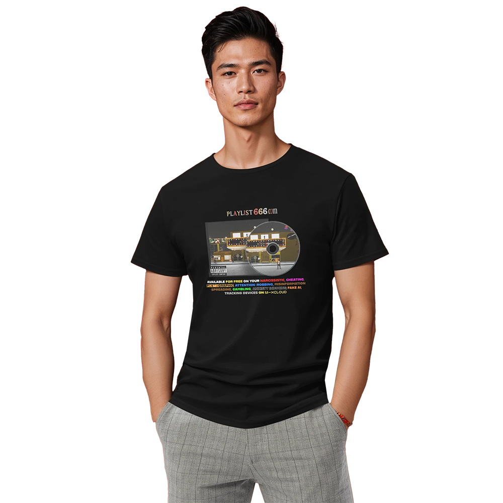 Playlist666.com Set One Men's premium cotton t-shirt