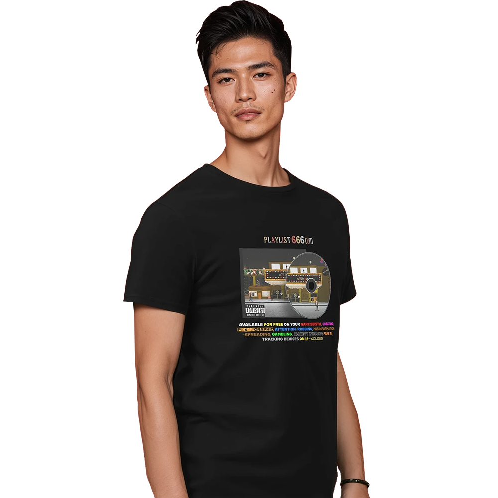 Playlist666.com Set One Men's premium cotton t-shirt