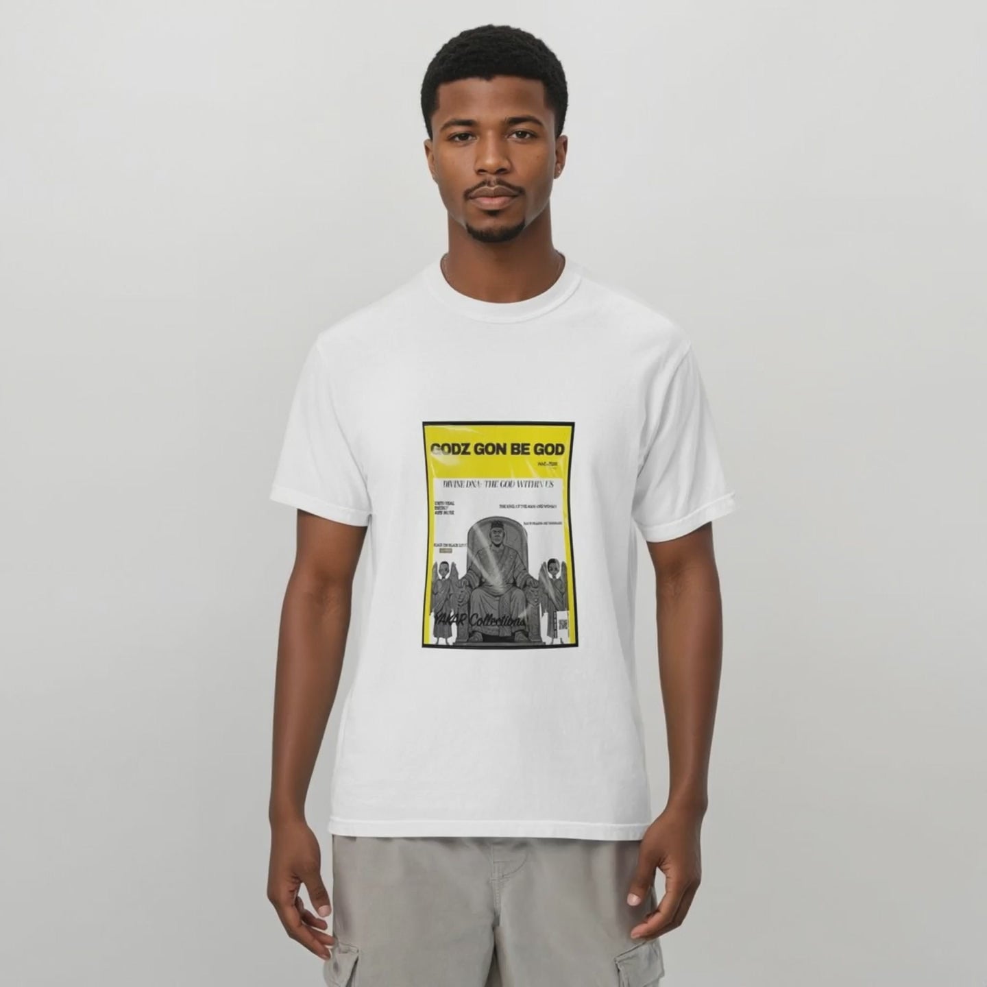 Godz Gon Be God White T