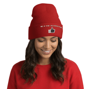 We R The Algorithm Red Beanie